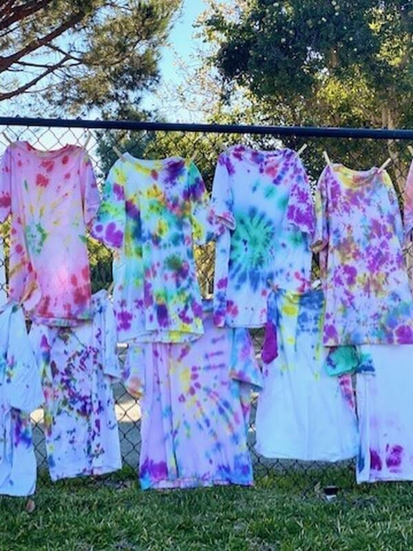 Adults with developmental disabilities creating art at Ivey Ranch Adult Day Program in Oceanside