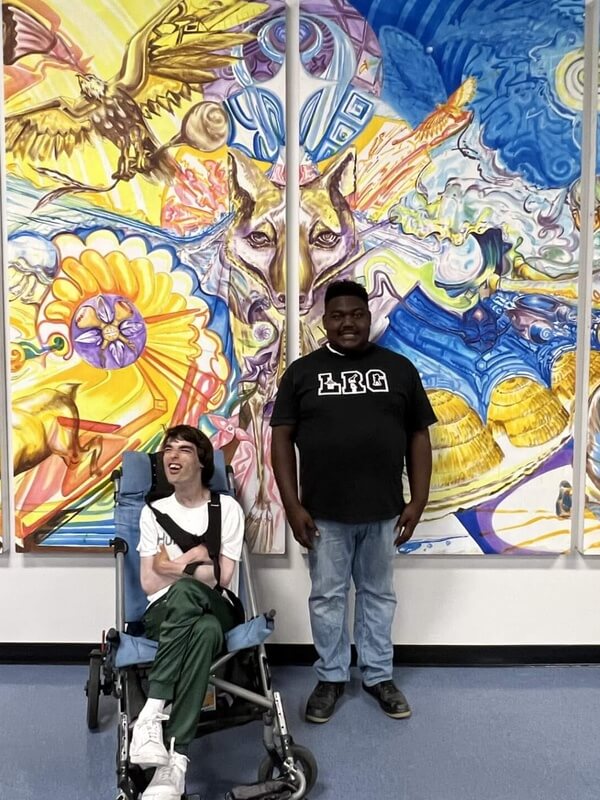 Adult day program participants at Ivey Ranch in Oceanside California