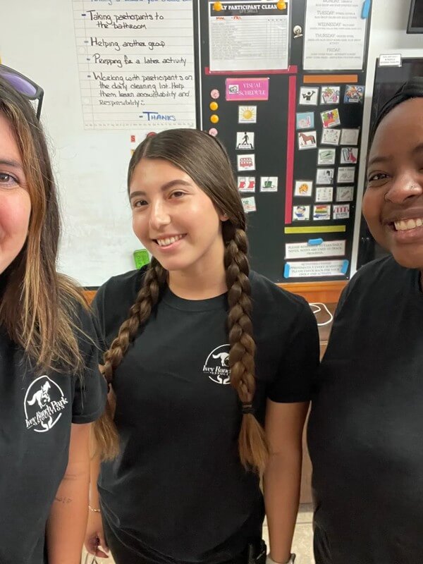 The dedicated teaching staff of Ivey Ranch Adult Day Program in Oceanside, CA. Our team brings expertise in child development and special education to every program.