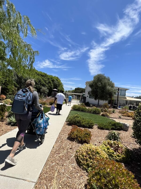 Ivey Ranch adult day program facility and outdoor space in Oceanside