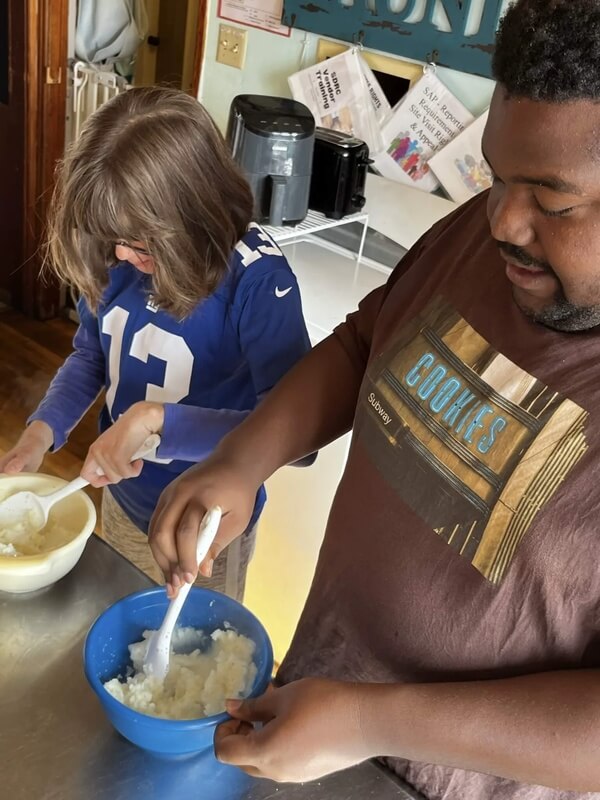 Adult day program participants in vocational development training