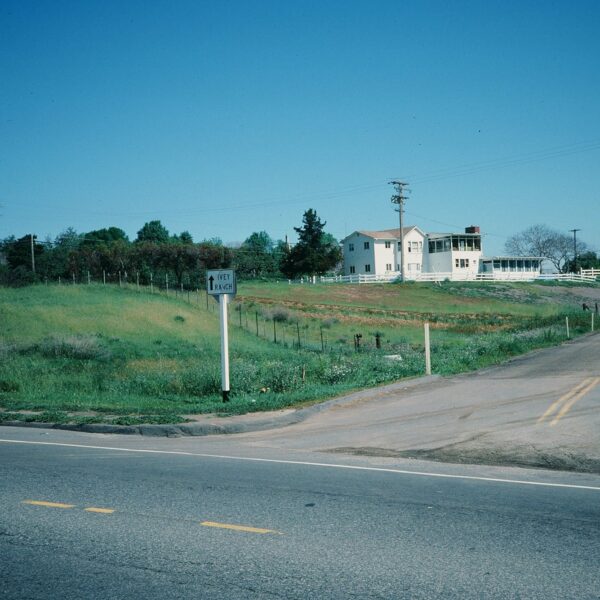Historical photograph of the Ivey Ranch property grounds in Oceanside, CA taken in 1987