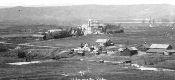 Historical photograph of the San Luis Rey Valley circa 1898, the area where Ivey Ranch Park Association is located in Oceanside, CA